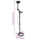 vidaXL LCD-kijelzős fémdetektor 24 cm keresési mélységgel