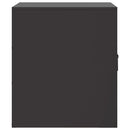 vidaXL fekete acél éjjeliszekrény 34,5 x 39 x 44 cm