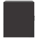 vidaXL 2 db fekete acél éjjeliszekrény 34,5 x 39 x 44 cm