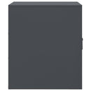 vidaXL antracitszürke acél éjjeliszekrény 34,5 x 39 x 44 cm