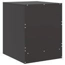 vidaXL 2 db fekete acél éjjeliszekrény 34,5 x 39 x 44 cm