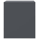 vidaXL antracitszürke acél éjjeliszekrény 34,5 x 39 x 44 cm