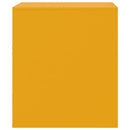 vidaXL 2 db sárga acél éjjeliszekrény 34,5 x 39 x 44 cm