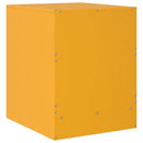 vidaXL 2 db sárga acél éjjeliszekrény 34,5 x 39 x 44 cm