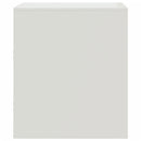 vidaXL fehér acél éjjeliszekrény 34,5 x 39 x 44 cm