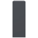 vidaXL antracitszürke acél tálalószekrény 67 x 39 x 107 cm