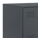 vidaXL antracitszürke acél tálalószekrény 67 x 39 x 107 cm