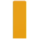 vidaXL mustársárga acél tálalószekrény 67 x 39 x 107 cm