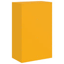 vidaXL mustársárga acél tálalószekrény 67 x 39 x 107 cm