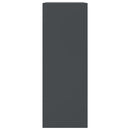 vidaXL antracitszürke acél tálalószekrény 67 x 39 x 107 cm