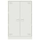 vidaXL fehér acél tálalószekrény 67 x 39 x 107 cm