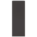 vidaXL fekete acél tálalószekrény 67 x 39 x 107 cm