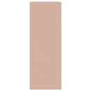 vidaXL rózsaszín acél tálalószekrény 67 x 39 x 107 cm