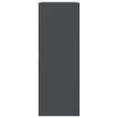 vidaXL antracitszürke acél tálalószekrény 67 x 39 x 107 cm