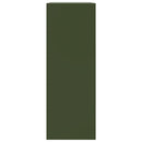 vidaXL olívazöld acél tálalószekrény 67 x 39 x 107 cm