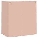 vidaXL rózsaszín acél tálalószekrény 67 x 39 x 73 cm