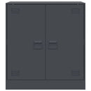 vidaXL antracitszürke acél tálalószekrény 67 x 39 x 73 cm