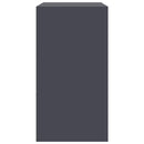 vidaXL antracitszürke acél tálalószekrény 67 x 39 x 73 cm