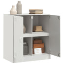 vidaXL fehér acél tálalószekrény 67 x 39 x 73 cm