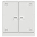 vidaXL fehér acél tálalószekrény 67 x 39 x 73 cm