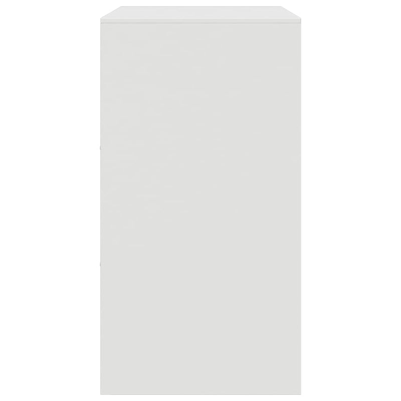 vidaXL fehér acél tálalószekrény 67 x 39 x 73 cm