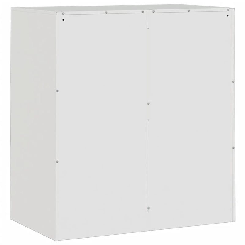 vidaXL fehér acél tálalószekrény 67 x 39 x 73 cm