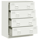 vidaXL fehér acél tálalószekrény 67 x 39 x 83 cm