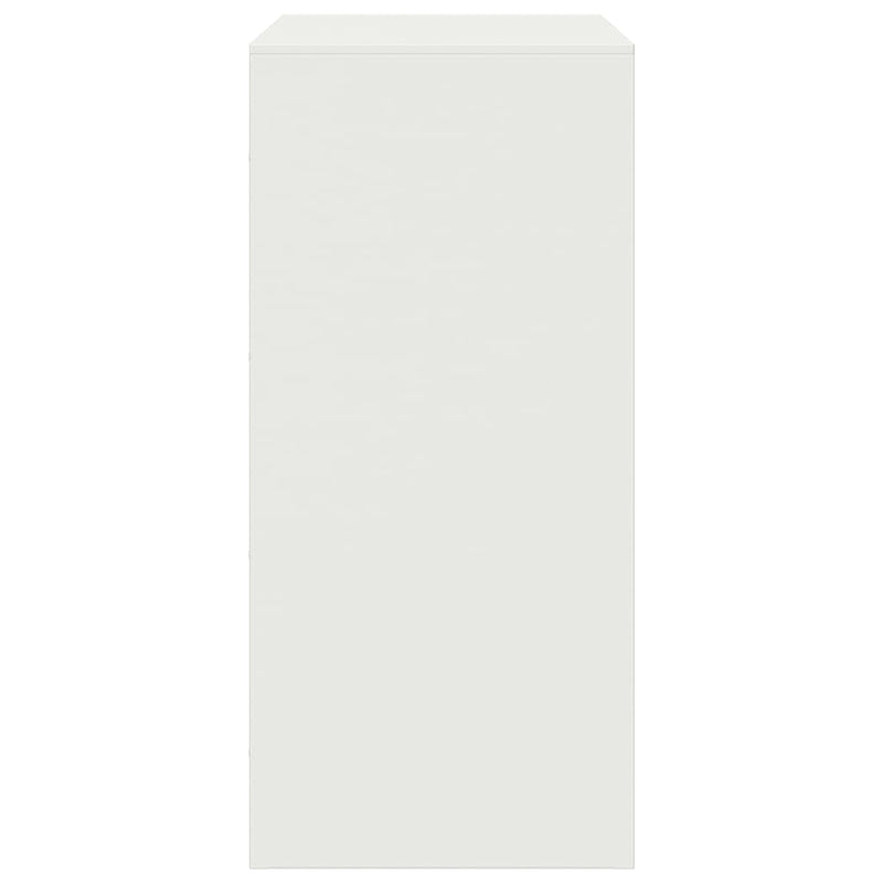 vidaXL fehér acél tálalószekrény 67 x 39 x 83 cm