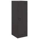 vidaXL fekete acél tálalószekrény 34,5x39x107 cm