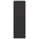 vidaXL fekete acél tálalószekrény 34,5x39x107 cm