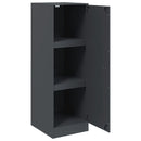 vidaXL antracitszürke acél tálalószekrény 34,5x39x107 cm