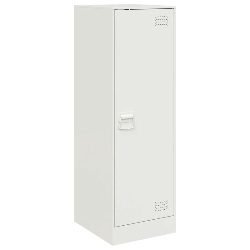 vidaXL fehér acél tálalószekrény 34,5x39x107 cm