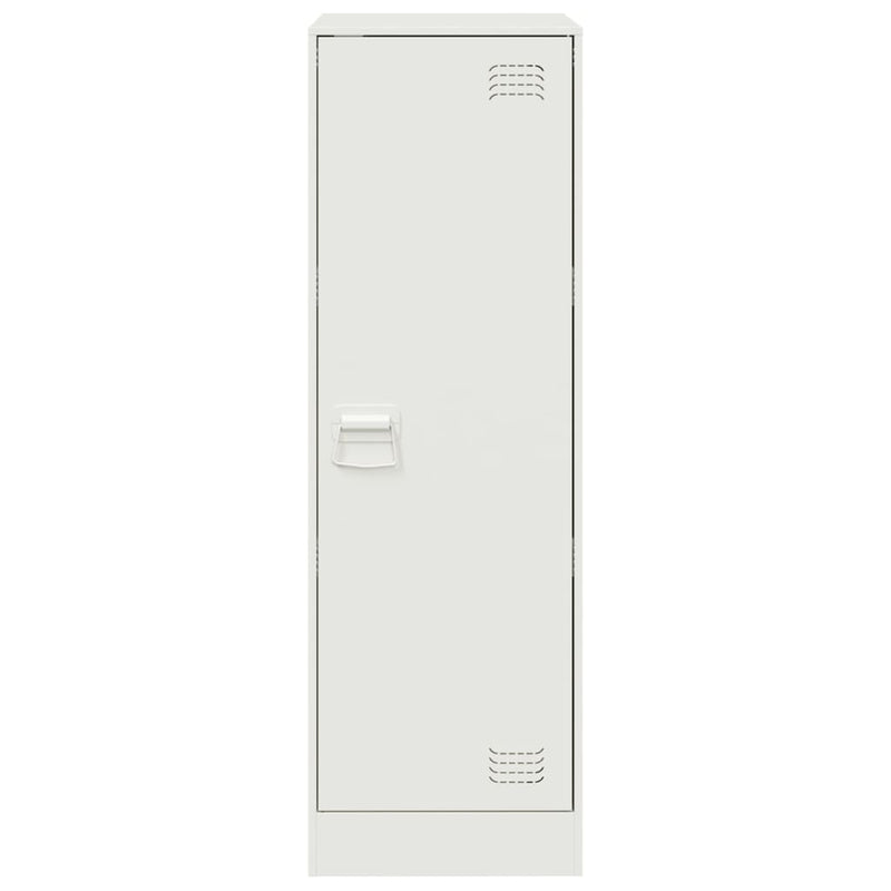 vidaXL fehér acél tálalószekrény 34,5x39x107 cm