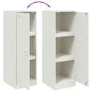 vidaXL fehér acél tálalószekrény 34,5x39x107 cm