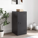 vidaXL fekete acél tálalószekrény 34,5x39x73 cm