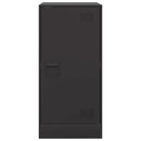 vidaXL fekete acél tálalószekrény 34,5x39x73 cm