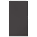 vidaXL fekete acél tálalószekrény 34,5x39x73 cm