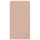 vidaXL rózsaszín acél tálalószekrény 34,5x39x73 cm