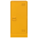 vidaXL mustársárga acél tálalószekrény 34,5x39x73 cm