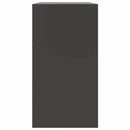 vidaXL fekete acél tálalószekrény 99 x 39 x 73 cm