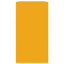 vidaXL mustársárga acél tálalószekrény 99x39x73 cm