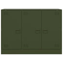 vidaXL olívazöld acél tálalószekrény 99x39x73 cm