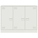 vidaXL fehér acél tálalószekrény 99x39x73 cm