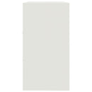 vidaXL fehér acél tálalószekrény 99x39x73 cm