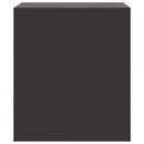 vidaXL fekete acél éjjeliszekrény 34,5 x 39 x 44 cm