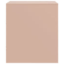 vidaXL 2 db rózsaszín acél éjjeliszekrény 34,5 x 39 x 44 cm