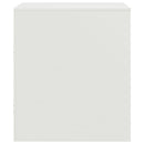 vidaXL fehér acél éjjeliszekrény 34,5 x 39 x 44 cm