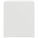 vidaXL 2 db fehér acél éjjeliszekrény 34,5 x 39 x 44 cm