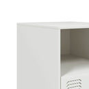 vidaXL 2 db fehér acél éjjeliszekrény 34,5 x 39 x 44 cm