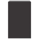 vidaXL fekete acél éjjeliszekrény 34,5x39x62 cm